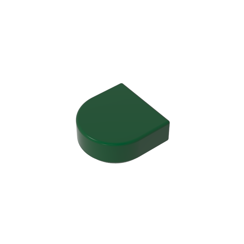 24246 | Tile, Round 1 x 1 Half Circle Extended