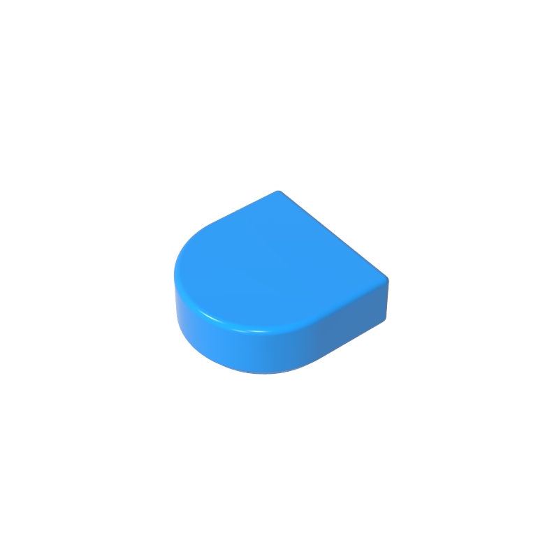 24246 | Tile, Round 1 x 1 Half Circle Extended