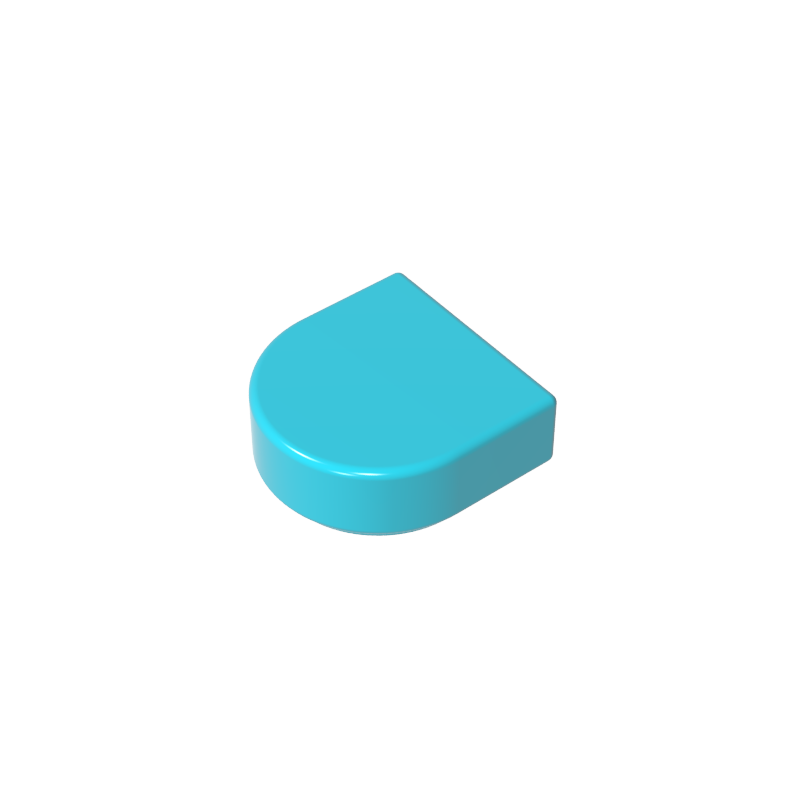 24246 | Tile, Round 1 x 1 Half Circle Extended