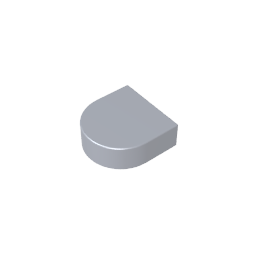 24246 | Tile, Round 1 x 1 Half Circle Extended