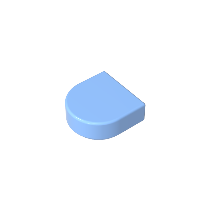 24246 | Tile, Round 1 x 1 Half Circle Extended