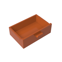 4536 | Container, Cupboard 2 x 3 Drawer