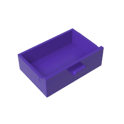 4536 | Container, Cupboard 2 x 3 Drawer