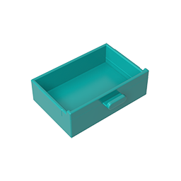 4536 | Container, Cupboard 2 x 3 Drawer
