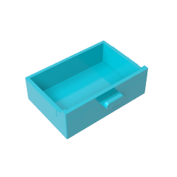 4536 | Container, Cupboard 2 x 3 Drawer