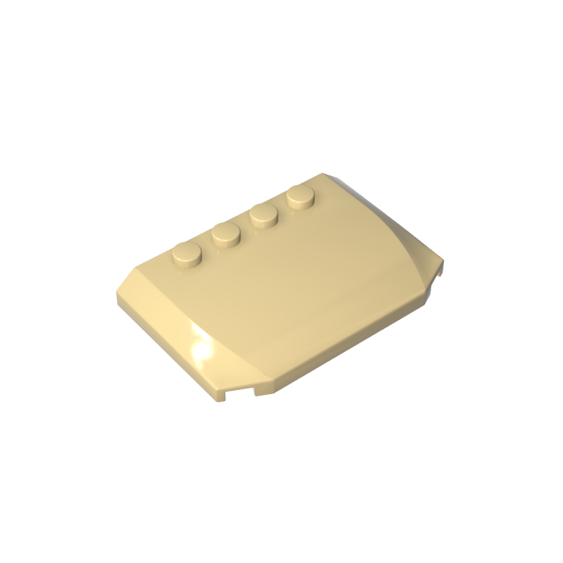 52031 | Wedge 4 x 6 x 2/3 Triple Curved