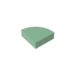 25269 | Tile, Round 1 x 1 Quarter