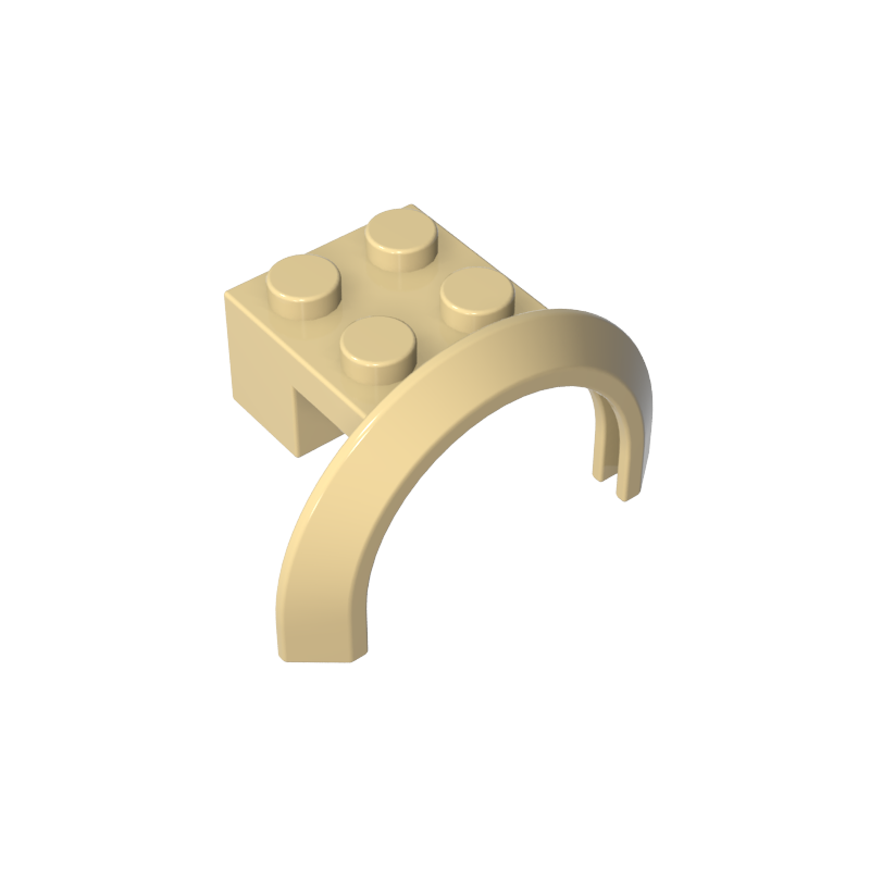 50745 | Vehicle, Mudguard 4 x 2 1/2 x 1 2/3 with Arch Round