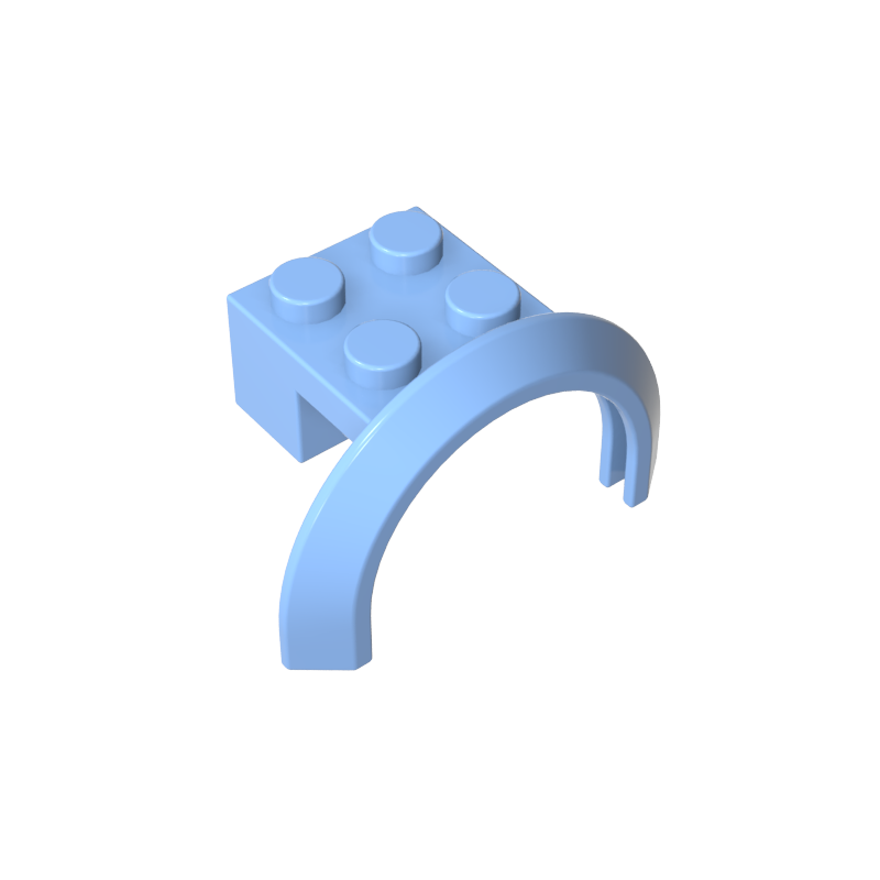 50745 | Vehicle, Mudguard 4 x 2 1/2 x 1 2/3 with Arch Round