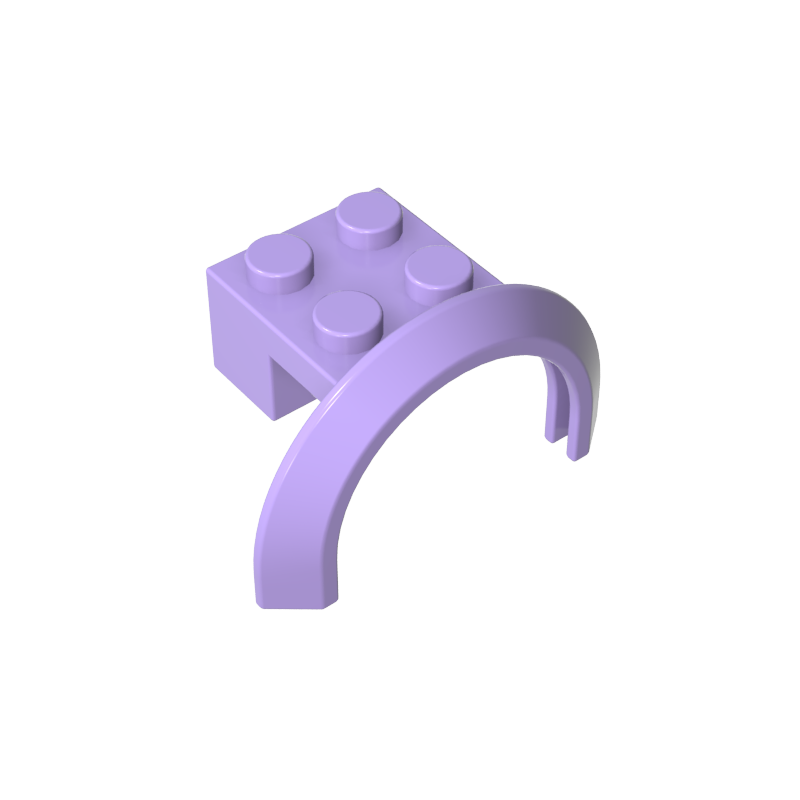 50745 | Vehicle, Mudguard 4 x 2 1/2 x 1 2/3 with Arch Round