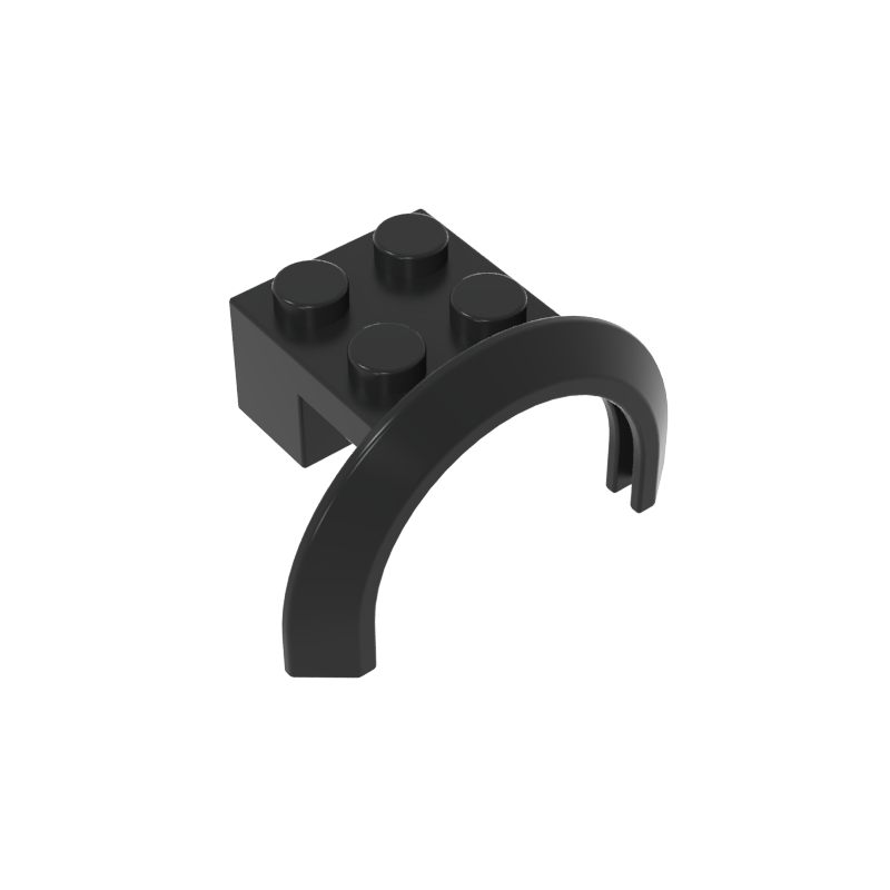 50745 | Vehicle, Mudguard 4 x 2 1/2 x 1 2/3 with Arch Round