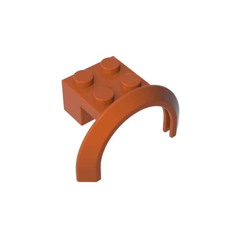 50745 | Vehicle, Mudguard 4 x 2 1/2 x 1 2/3 with Arch Round