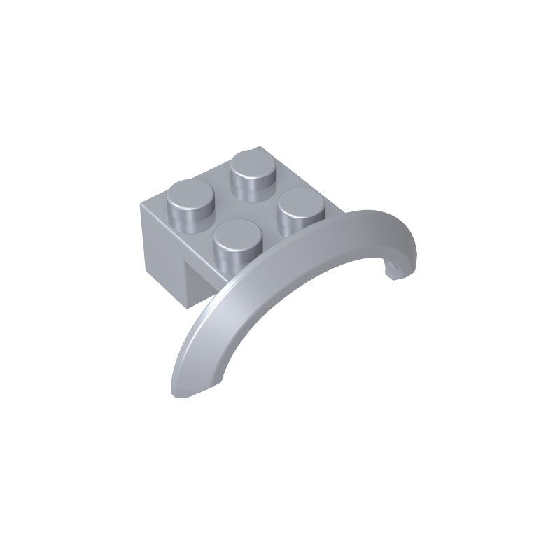 98282 | Vehicle, Mudguard 4 x 2 1/2 x 1 with Arch Round