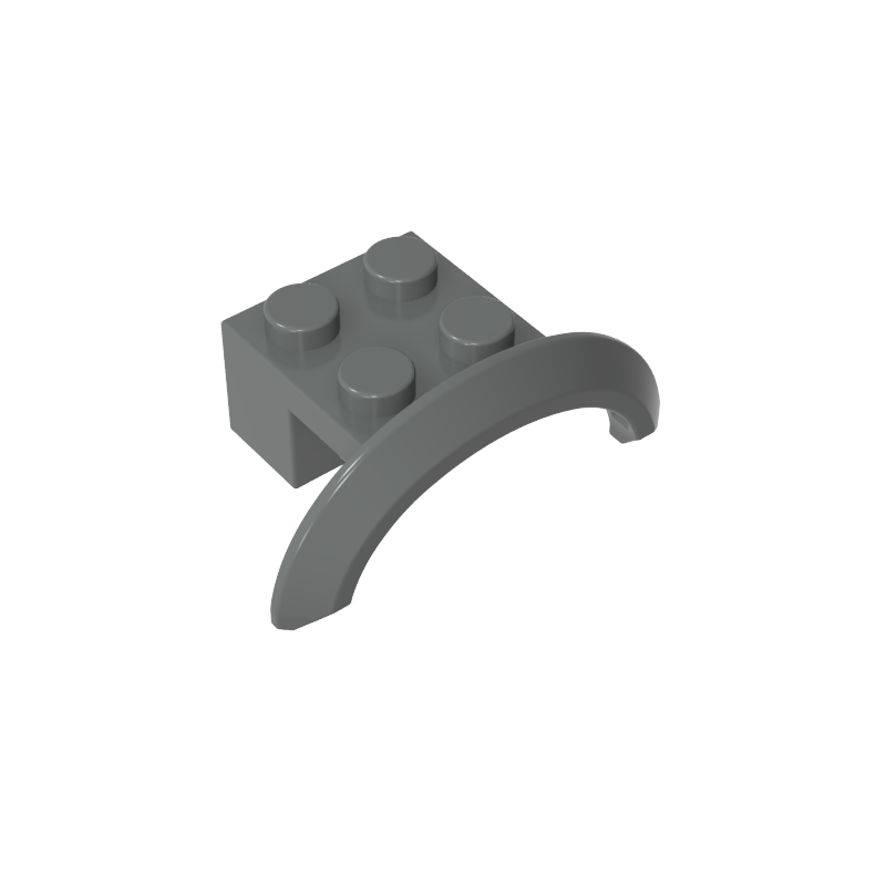 98282 | Vehicle, Mudguard 4 x 2 1/2 x 1 with Arch Round