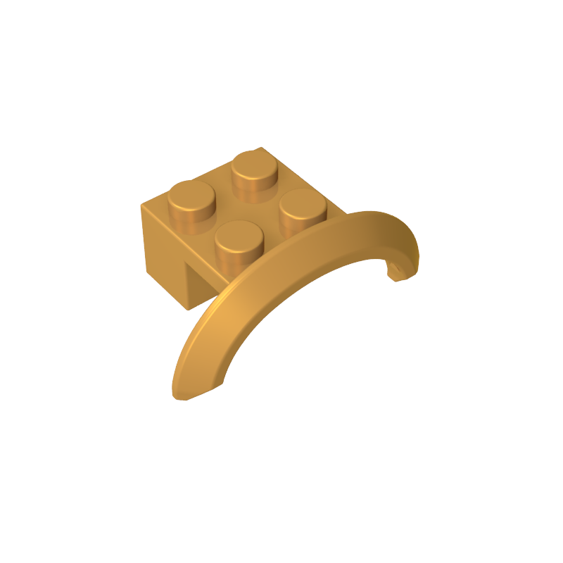 98282 | Vehicle, Mudguard 4 x 2 1/2 x 1 with Arch Round