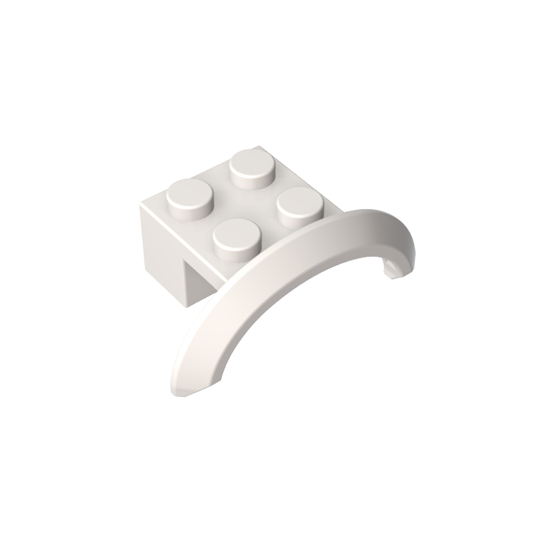 98282 | Vehicle, Mudguard 4 x 2 1/2 x 1 with Arch Round