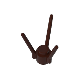 3741a | Plant Flower Stem with Stud and 3 Stems