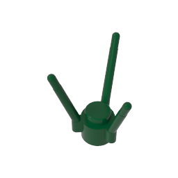 3741a | Plant Flower Stem with Stud and 3 Stems