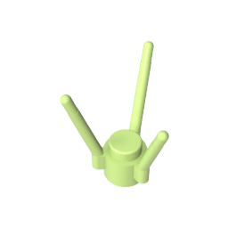 3741a | Plant Flower Stem with Stud and 3 Stems