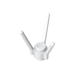 3741a | Plant Flower Stem with Stud and 3 Stems