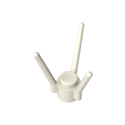 3741a | Plant Flower Stem with Stud and 3 Stems