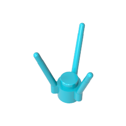 3741a | Plant Flower Stem with Stud and 3 Stems