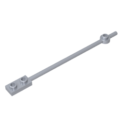 99784 | Bar 12L with 1 x 2 Plate End Solid Studs and 1 x 1 Round Plate End