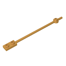 99784 | Bar 12L with 1 x 2 Plate End Solid Studs and 1 x 1 Round Plate End