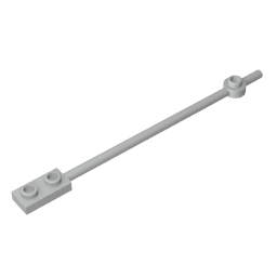 99784 | Bar 12L with 1 x 2 Plate End Solid Studs and 1 x 1 Round Plate End