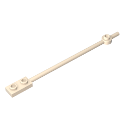 99784 | Bar 12L with 1 x 2 Plate End Solid Studs and 1 x 1 Round Plate End