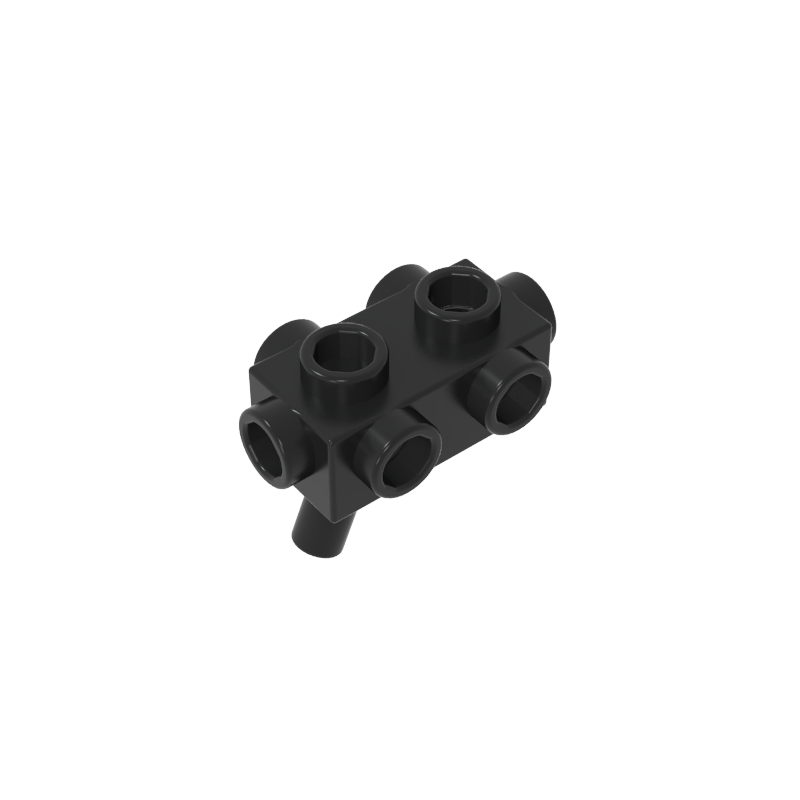 15071 | Weapon Gun, Blaster 1 x 2 x 2/3 with Studs on Sides and Handle