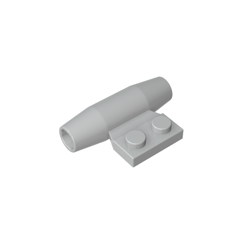 3475b | Engine, Smooth Small, 1 x 2 Side Plate with Axle Holders and Slot