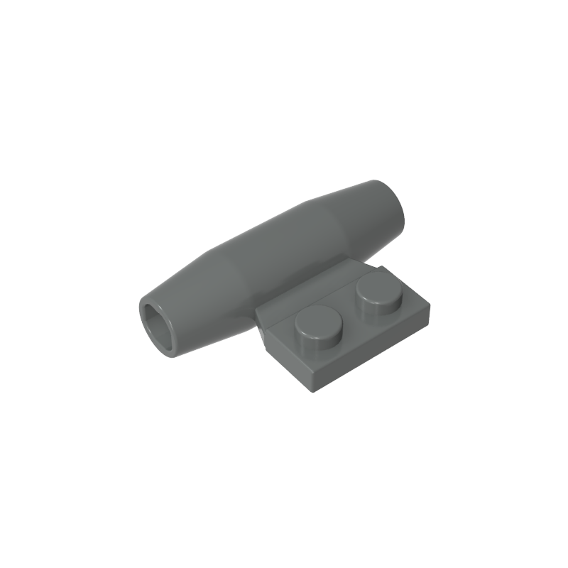 3475b | Engine, Smooth Small, 1 x 2 Side Plate with Axle Holders and Slot