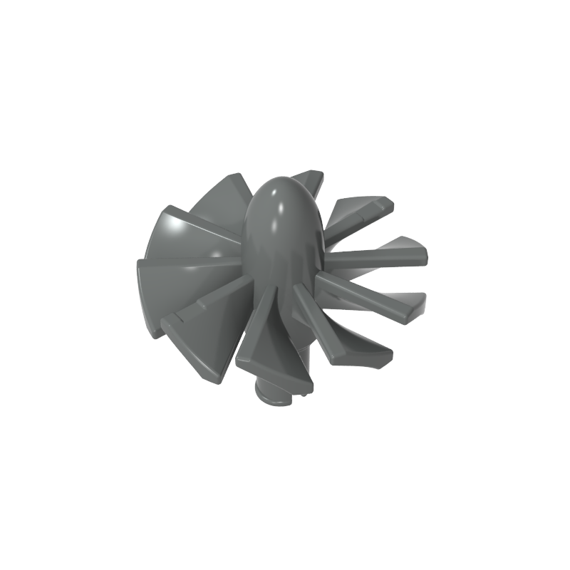 46667 | Aircraft Engine Large, Center, 10 Blades