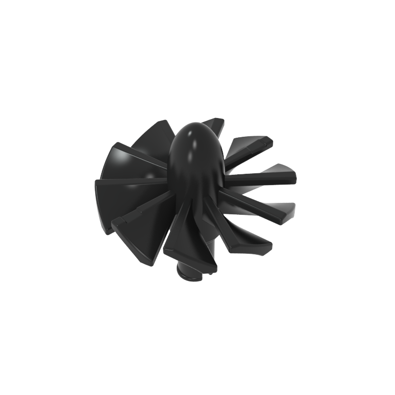 46667 | Aircraft Engine Large, Center, 10 Blades