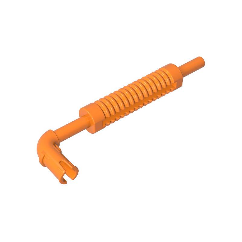 14682 | Vehicle, Exhaust Pipe with Technical Pin, Flat End and Pin with Round Hole