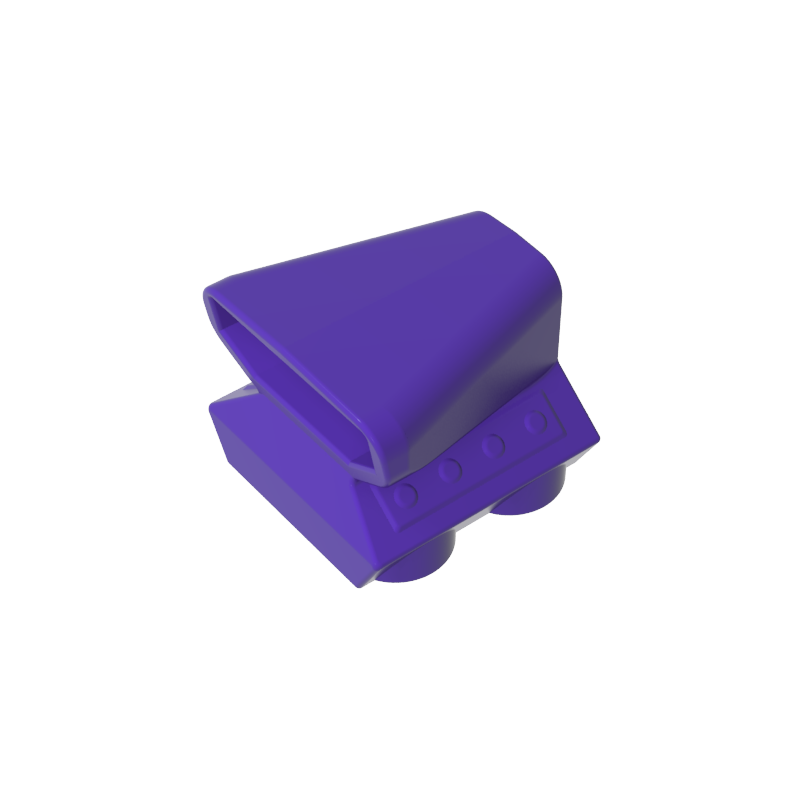 50943 | Vehicle, Air Scoop Engine Top 2 x 2