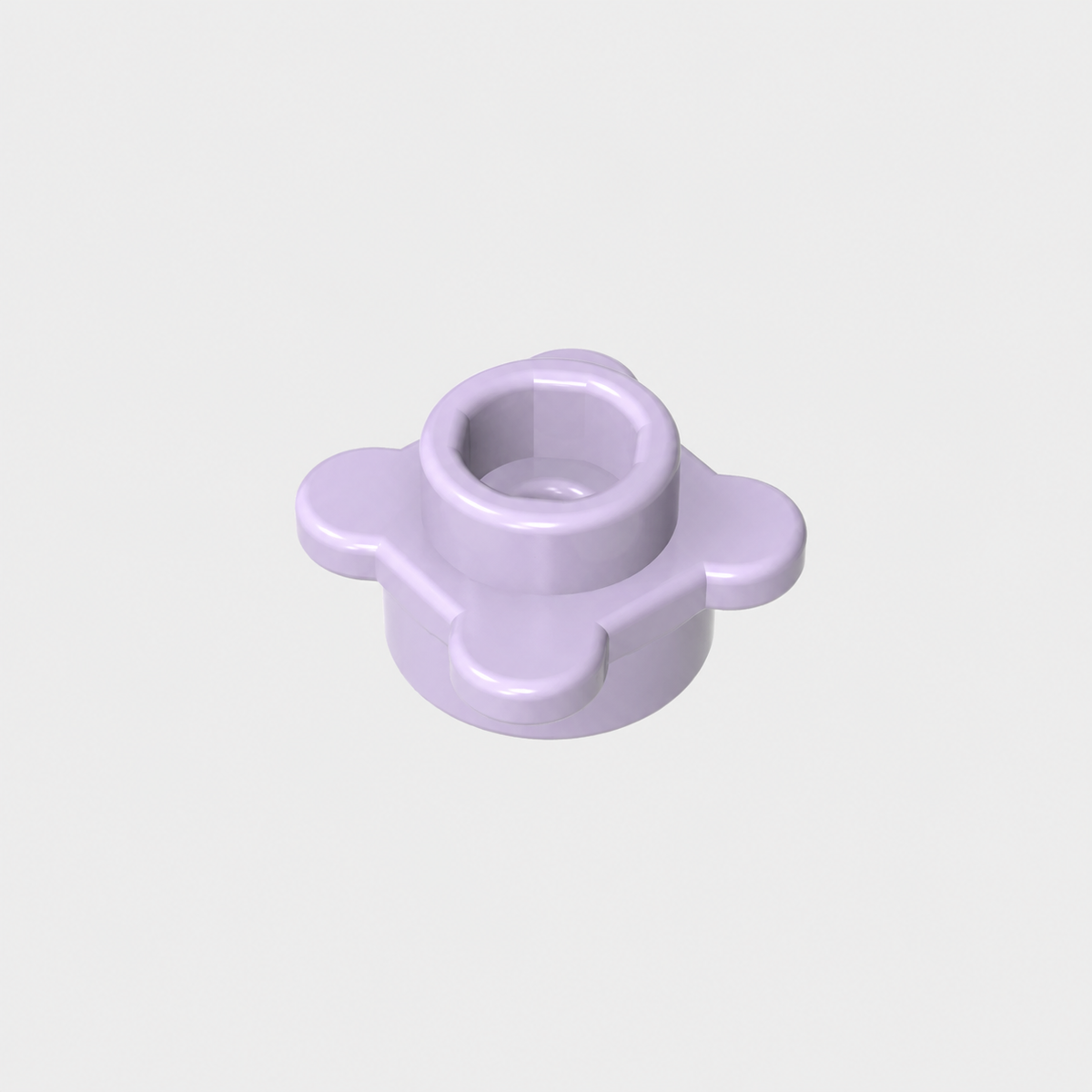 33291 | Plate, Round 1 x 1 with Flower Edge (4 Knobs / Petals)