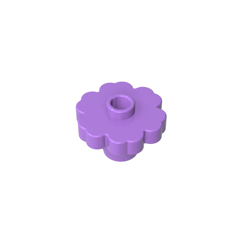 4728 | Plant Flower 2 x 2 Rounded - Open Stud
