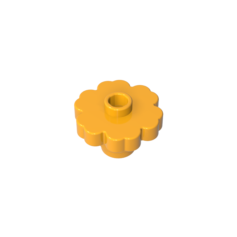 4728 | Plant Flower 2 x 2 Rounded - Open Stud