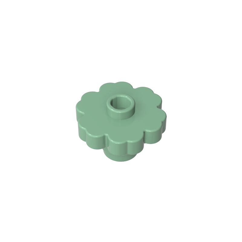 4728 | Plant Flower 2 x 2 Rounded - Open Stud