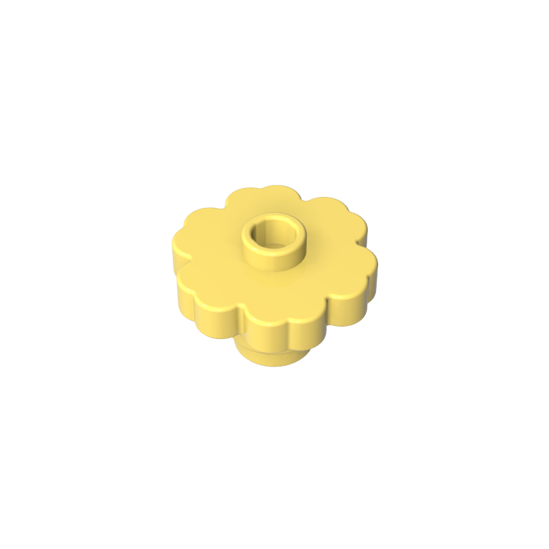4728 | Plant Flower 2 x 2 Rounded - Open Stud