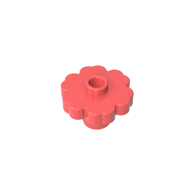 4728 | Plant Flower 2 x 2 Rounded - Open Stud