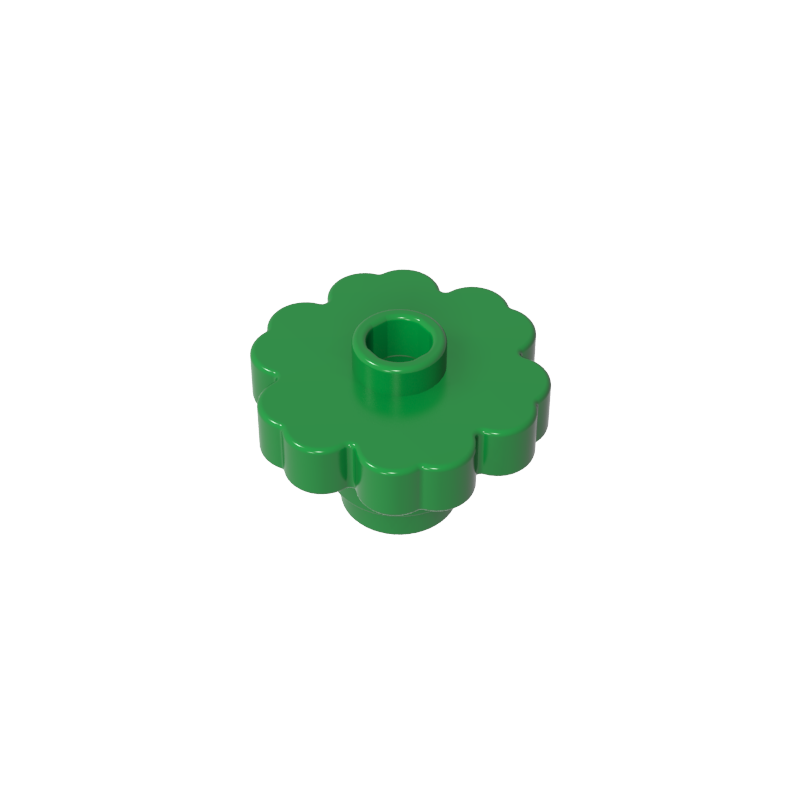 4728 | Plant Flower 2 x 2 Rounded - Open Stud