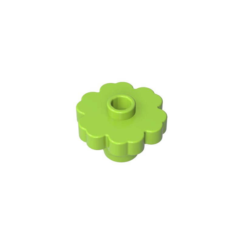 4728 | Plant Flower 2 x 2 Rounded - Open Stud