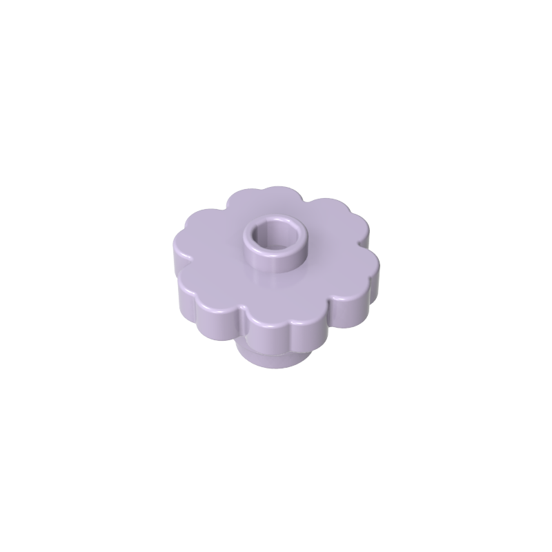 4728 | Plant Flower 2 x 2 Rounded - Open Stud