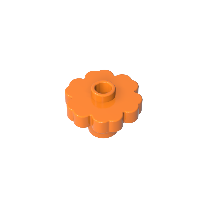 4728 | Plant Flower 2 x 2 Rounded - Open Stud