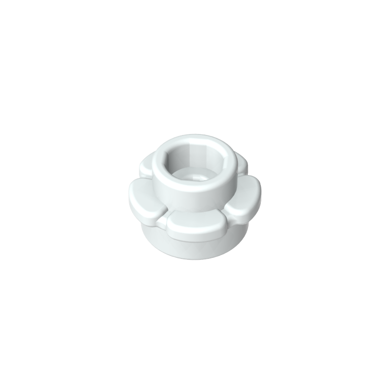 24866 | Plate, Round 1 x 1 with Flower Edge (5 Petals)