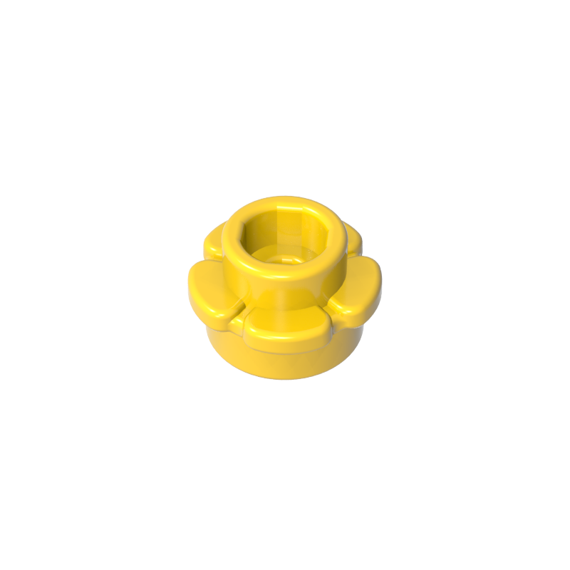 24866 | Plate, Round 1 x 1 with Flower Edge (5 Petals)