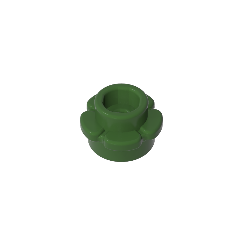 24866 | Plate, Round 1 x 1 with Flower Edge (5 Petals)